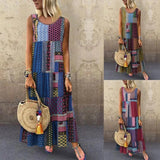 Claudette - Zomerse etnische casual jurk - Azora