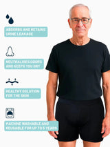 DryGuard™ - Ultra - absorberende inkontinens boksershorts - Azora