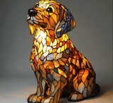 PawGlow™ - Hundelampe i harpiks – kunstnerisk og dekorativ - Azora