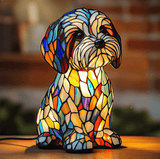 PawGlow™ - Hundelampe i harpiks – kunstnerisk og dekorativ - Azora