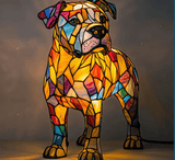 PawGlow™ - Hundelampe i harpiks – kunstnerisk og dekorativ - Azora