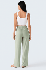 WideEase™ - Bukser med høj talje og snorelommer med brede ben - Azora